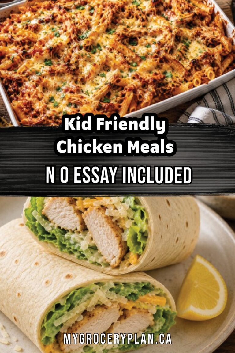 kid friendly chicken meals including casseroles wraps and easy family dinners
